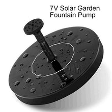 Load image into Gallery viewer, Solar Garden Fountains 7V Solar Garden Fountain Pump Waterfalls Power Solar Bird Fountain Powered Water Pump Birdbath Fountain
